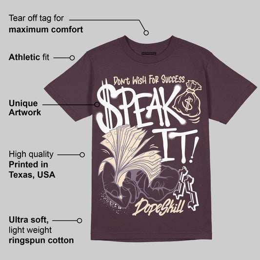 Phantom 4s DopeSkill Maroon T-shirt Speak It Graphic