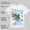 Legend Blue 11s DopeSkill T-Shirt Fear Fuels The Hustle Graphic