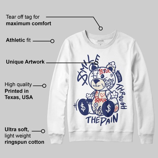 Rare Air 11s DopeSkill Sweatshirt Smile Through The Pain Graphic