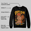 Black Taxi 12s DopeSkill Sweatshirt False Love Graphic