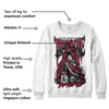 85 Metallic Burgundy 1s DopeSkill Sweatshirt Life or Die Graphic