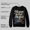 Infinite Archive x 17s DopeSkill Sweatshirt Money Is Our Motive Typo Graphic