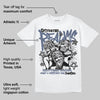 Diffused Blue 11s DopeSkill T-Shirt Distorted Realms Graphic