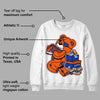 Dunk Low Futura Orange Blaze DopeSkill Sweatshirt Bear Steals Sneaker Graphic