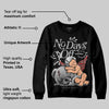 Black Cement 3s DopeSkill Sweatshirt New No Days Off Graphic