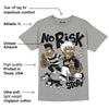 Grey Collection DopeSkill Grey T-shirt No Risk No Story Graphic