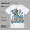 Dunk Futura University Blue DopeSkill T-Shirt Born To Be Rich Graphic