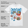 Military Blue 4s DopeSkill T-Shirt Study Hard Graphic