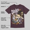 Violet Ore 3s DopeSkill Maroon T-shirt Stressless Graphic