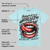 Dunk Glacier Blue DopeSkill Chambray T-shirt Lick My Kicks Graphic