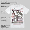 Samba OG Maroon Gold Metallic DopeSkill T-Shirt Broken Bones Graphic