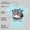 Dunk Glacier Blue DopeSkill Chambray T-shirt Trust No One Graphic