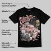 Leather Curb Glitter Pale Pink DopeSkill T-Shirt Stressless Graphic