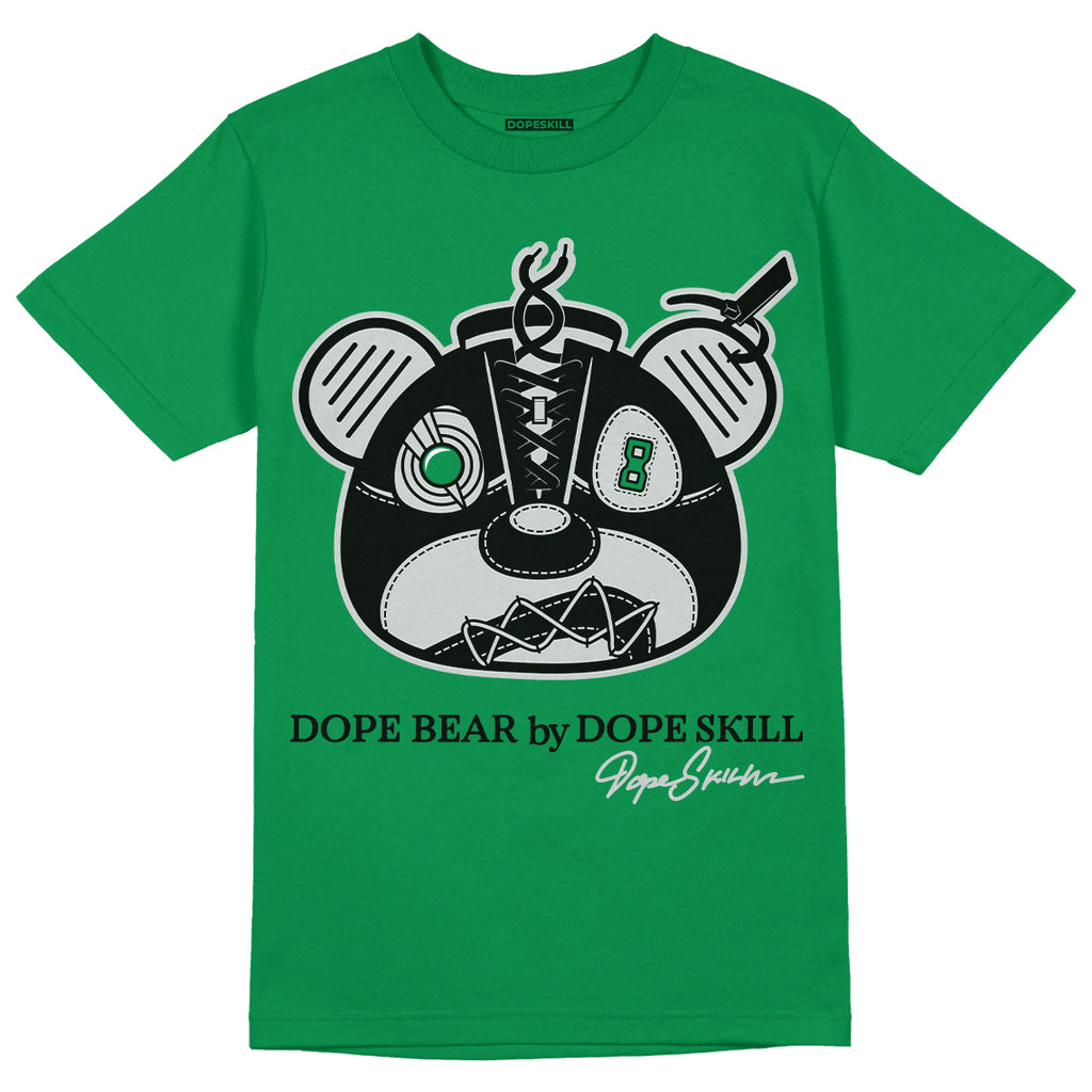 Jordan 3 Pine Green DopeSkill Pine Green T-shirt Sneaker Bear Head Graphic Streetwear