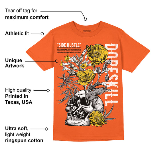 Georgia Peach 3s DopeSkill Orange T-shirt Side Hustle Graphic