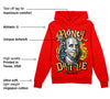 Red Collection DopeSkill Red Hoodie Sweatshirt Money Don't Lie Graphic