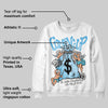 Legend Blue 11s DopeSkill Sweatshirt Money Bag Coming Up Graphic