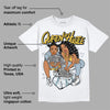 Blue Grey 13s DopeSkill T-Shirt Queen Of Hustle Graphic