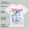 AJ Spizike Storm Blue DopeSkill T-Shirt All Earned Graphic