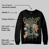 Undefeated x 4s OG DopeSkill Sweatshirt Money Bag Coming Up Graphic