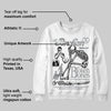 Wolf Grey 5s DopeSkill Sweatshirt Broken Bones Graphic