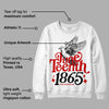 Black Toe 1s DopeSkill Sweatshirt Juneteenth 1865 Graphic