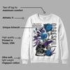 Dark Iris 3s DopeSkill Sweatshirt Side Hustle Graphic