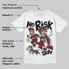 Samba OG Maroon Gold Metallic DopeSkill T-Shirt No Risk No Story Graphic