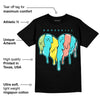 Cyan Burst 9060 DopeSkill T-Shirt Slime Drip Heart Graphic