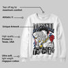 Summit White Navy 4s DopeSkill Sweatshirt Sorry I've Been Trappin Graphic