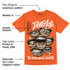 Georgia Peach 3s DopeSkill Orange T-shirt The Mouth With No Droughts Graphic