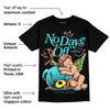 Cyan Burst 9060 DopeSkill T-Shirt New No Days Off Graphic