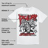 Red Cement 4S DopeSkill T-Shirt Distorted Realms Graphic