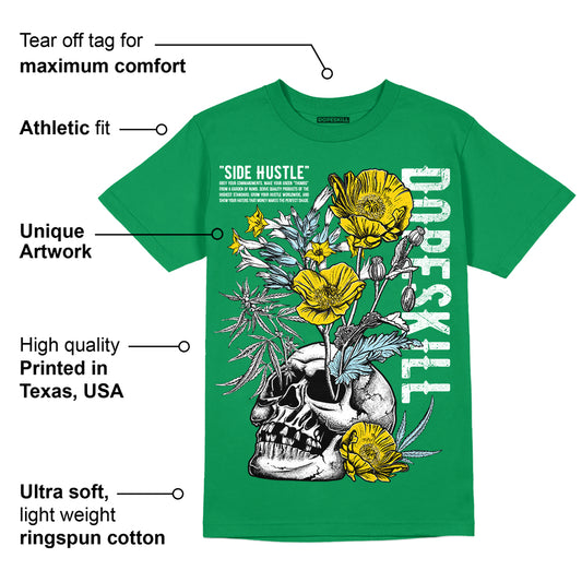 Lucky Green 5s DopeSkill Green T-shirt Side Hustle Graphic