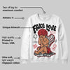 Bred 11s DopeSkill Sweatshirt False Love Graphic