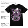 Mauve Off-Noir 2s DopeSkill T-Shirt New Double Bear Graphic