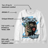 Legend Blue 11s DopeSkill Sweatshirt Rolling in Money Graphic