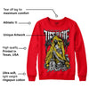 Red Thunder 4s DopeSkill Red Sweatshirt Life or Die Graphic