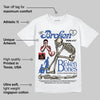 AJ Spizike Storm Blue DopeSkill T-Shirt Broken Bones Graphic