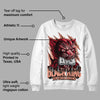 Crimson Bliss 5s DopeSkill Sweatshirt Black King Graphic