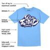 Powder Blue 9s DopeSkill Sky Blue T-shirt Rare Breed Type Graphic