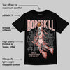 Leather Curb Glitter Pale Pink DopeSkill T-Shirt Thunder Dunk Graphic