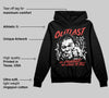 Black/White 'Outlast' DopeSkill Graphic Hoodie
