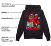 Red Thunder 4s DopeSkill Hoodie Sweatshirt Born To Be Rich Graphic