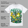 Lucky Green 5s DopeSkill T-Shirt Chillin Graphic