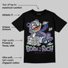Voodoo Alternate 1s DopeSkill T-Shirt Born To Be Rich Graphic