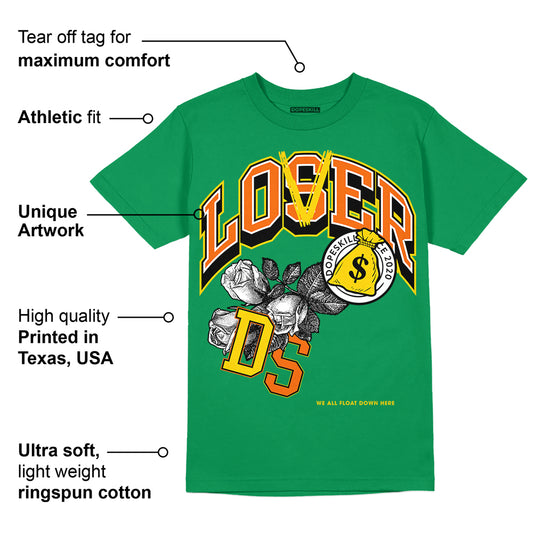 Green Collection DopeSkill Green T-shirt Loser Lover Graphic