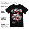 Black and White 14s DopeSkill T-Shirt Slow Burn Graphic