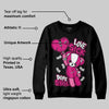 Rick RO Pink Leather Sneakers DopeSkill Sweatshirt Love Sick Graphic