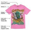 Dunk Playful Pink Multi Color Bronzine Clear Jade Luminous Green DopeSkill Pink T-shirt Get Rich Graphic